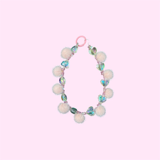 Pre-order Strawberry Lychee keychain w/ boba 💖