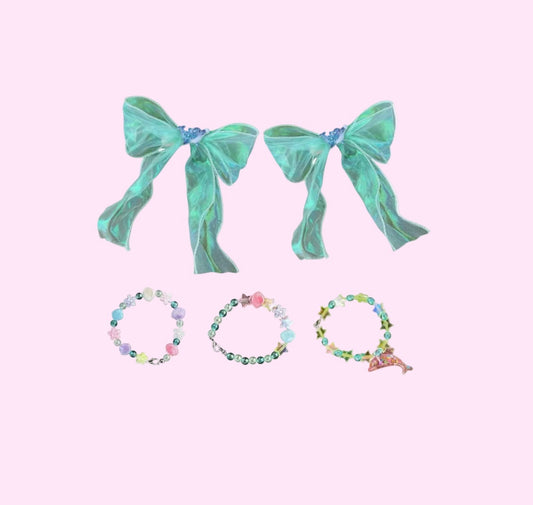 Summer Edition Bow & Bracelet Set